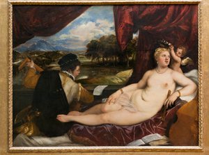 Lute Player ile Venüs ve Aşk Tanrısı, 1555-65